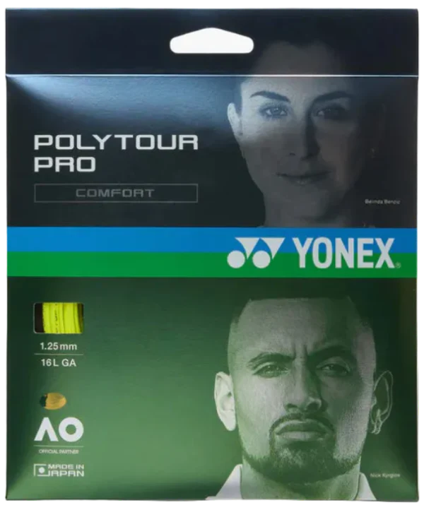 Polytour Pro 12 Meter Flash Yellow Badminton String