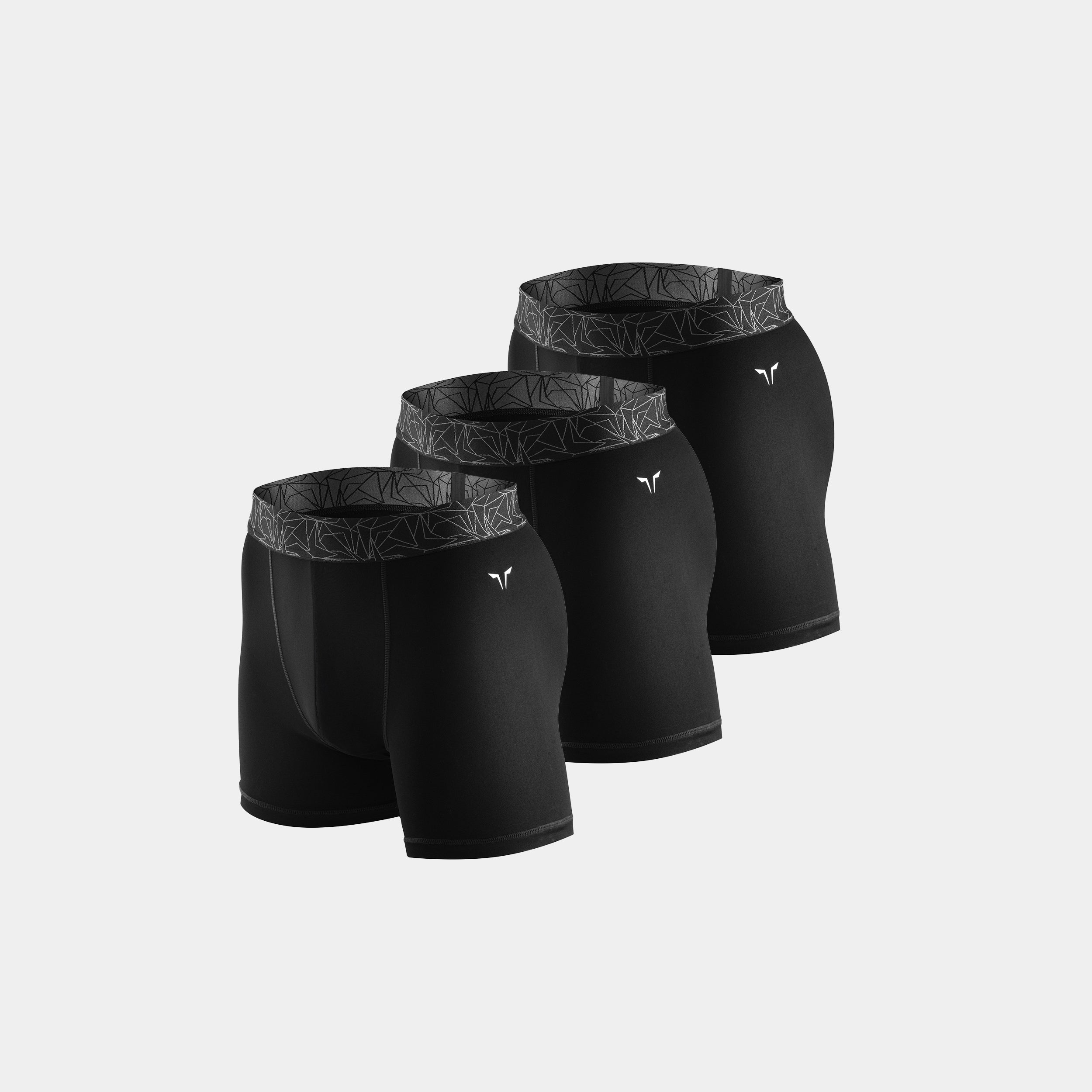 3 Pack 5 Inch Cotton Mix Boxers