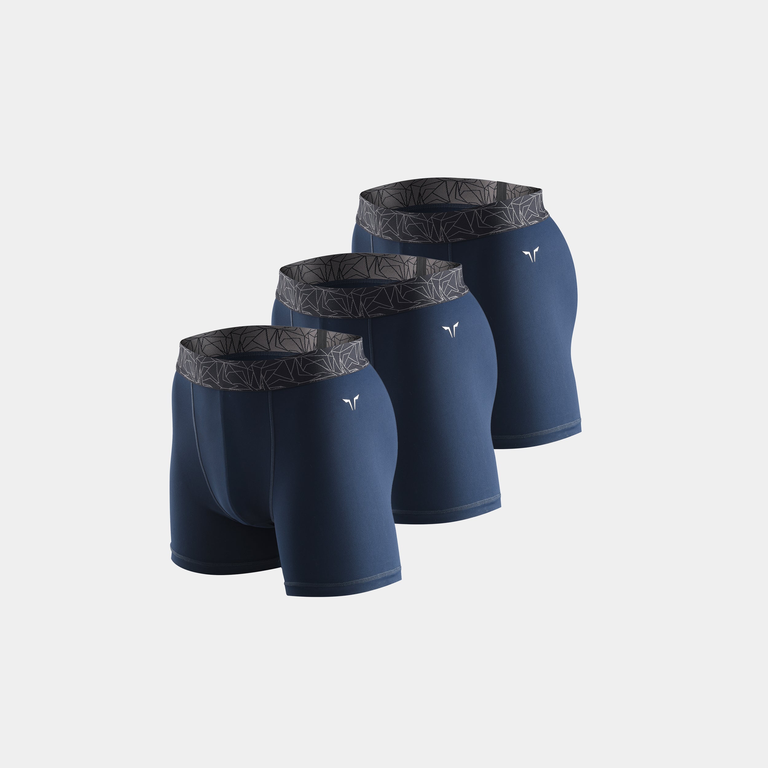 3 Pack 5 Inch Cotton Mix Boxers