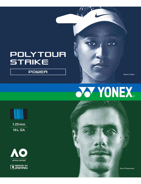 Polytour Strike 12 Meter Blue Tennis String