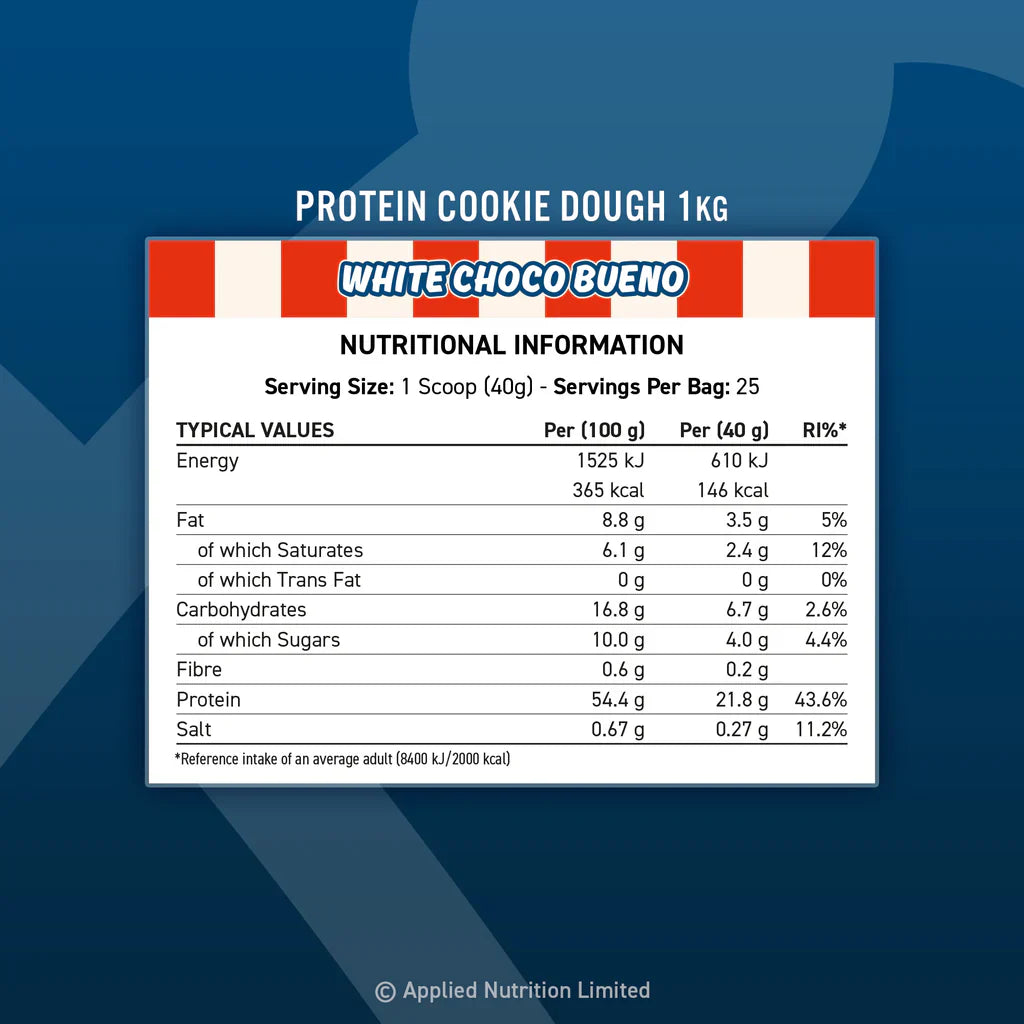 Protein Cookie Dough Choco Bueno 1 Kilogram
