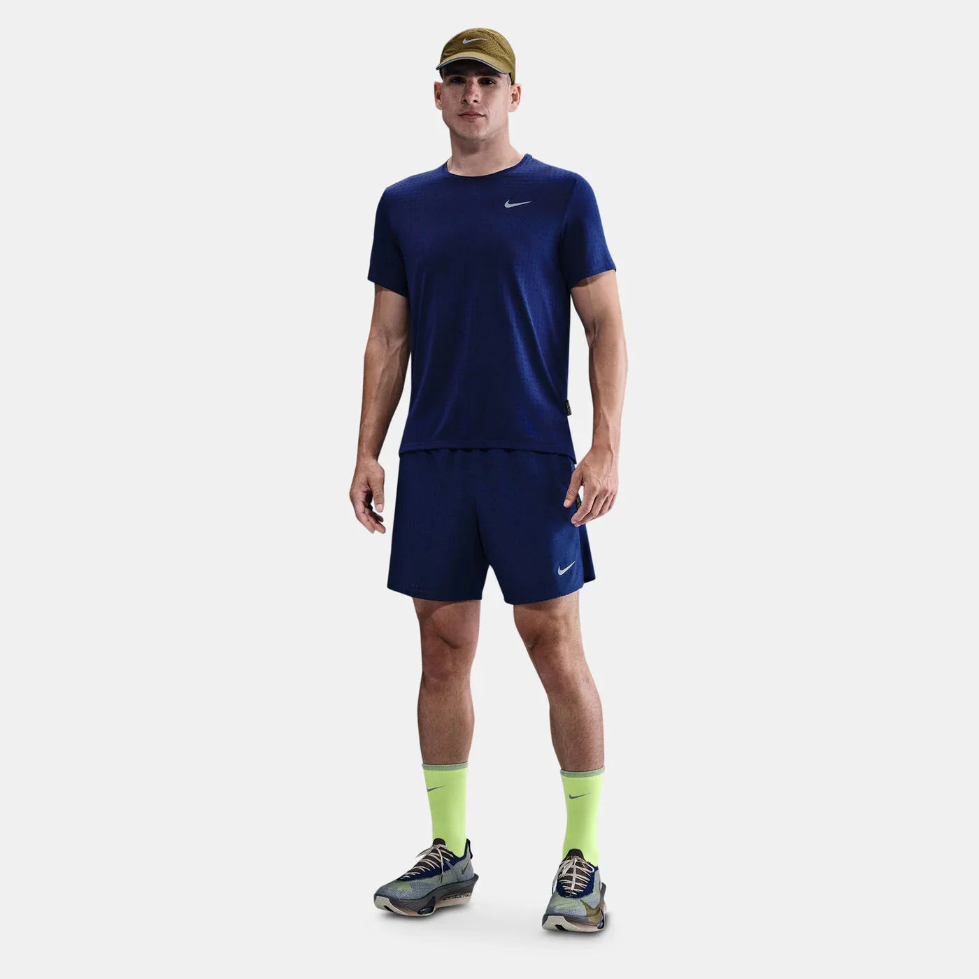 Mens Dri-Fit Breathe Challenger 2 in 1 7 Inch Short