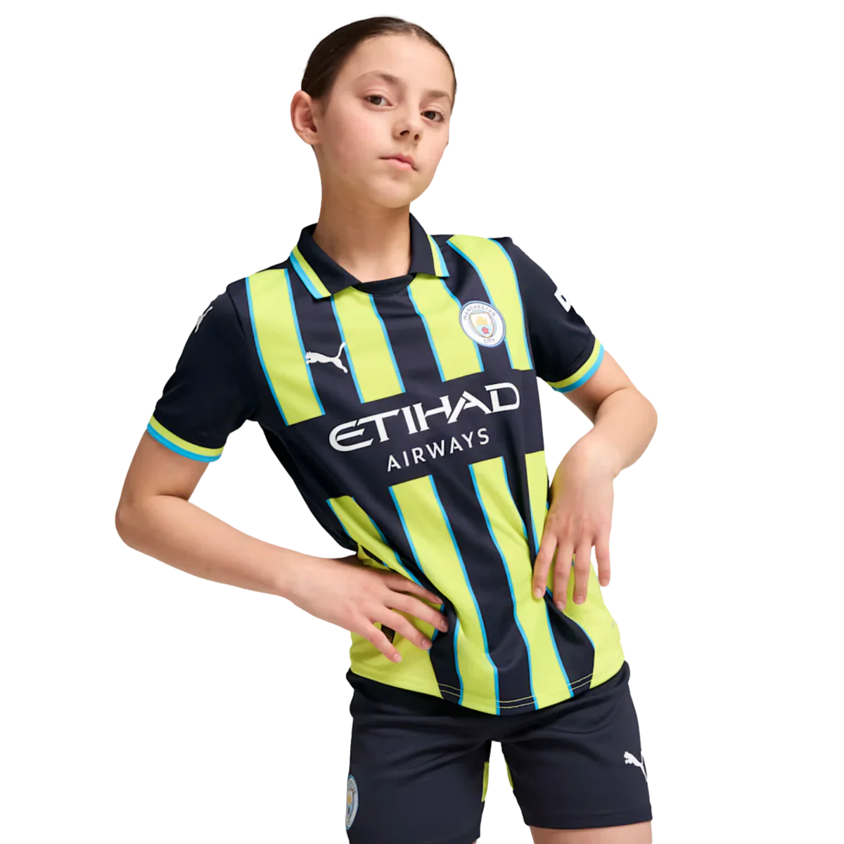 Junior Manchester City Away Replica Jersey 24/25