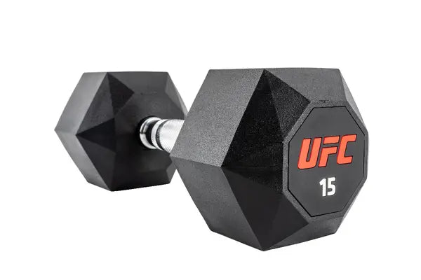 Octagon Dumbbell Black 2.5 To 25 Kilogram