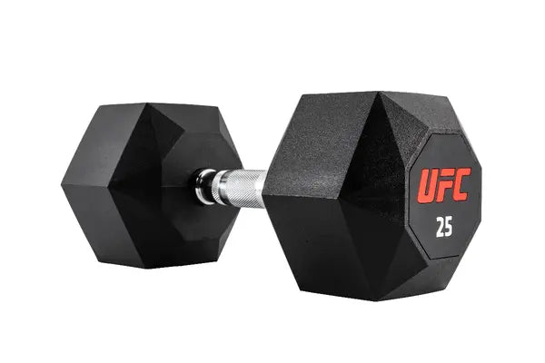 Octagon Dumbbell Black 2.5 To 25 Kilogram