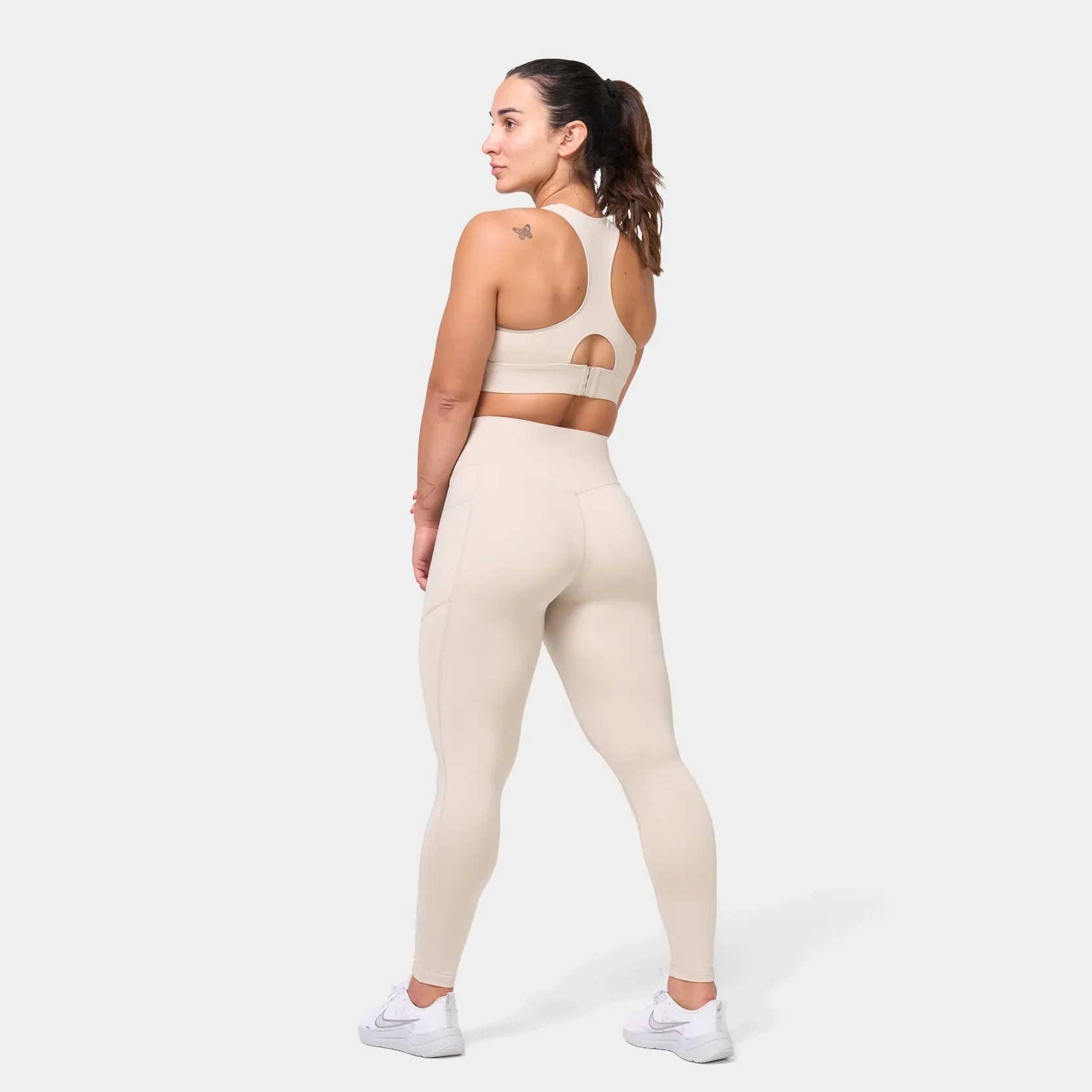Womens Essential High Waist Full Length Tight