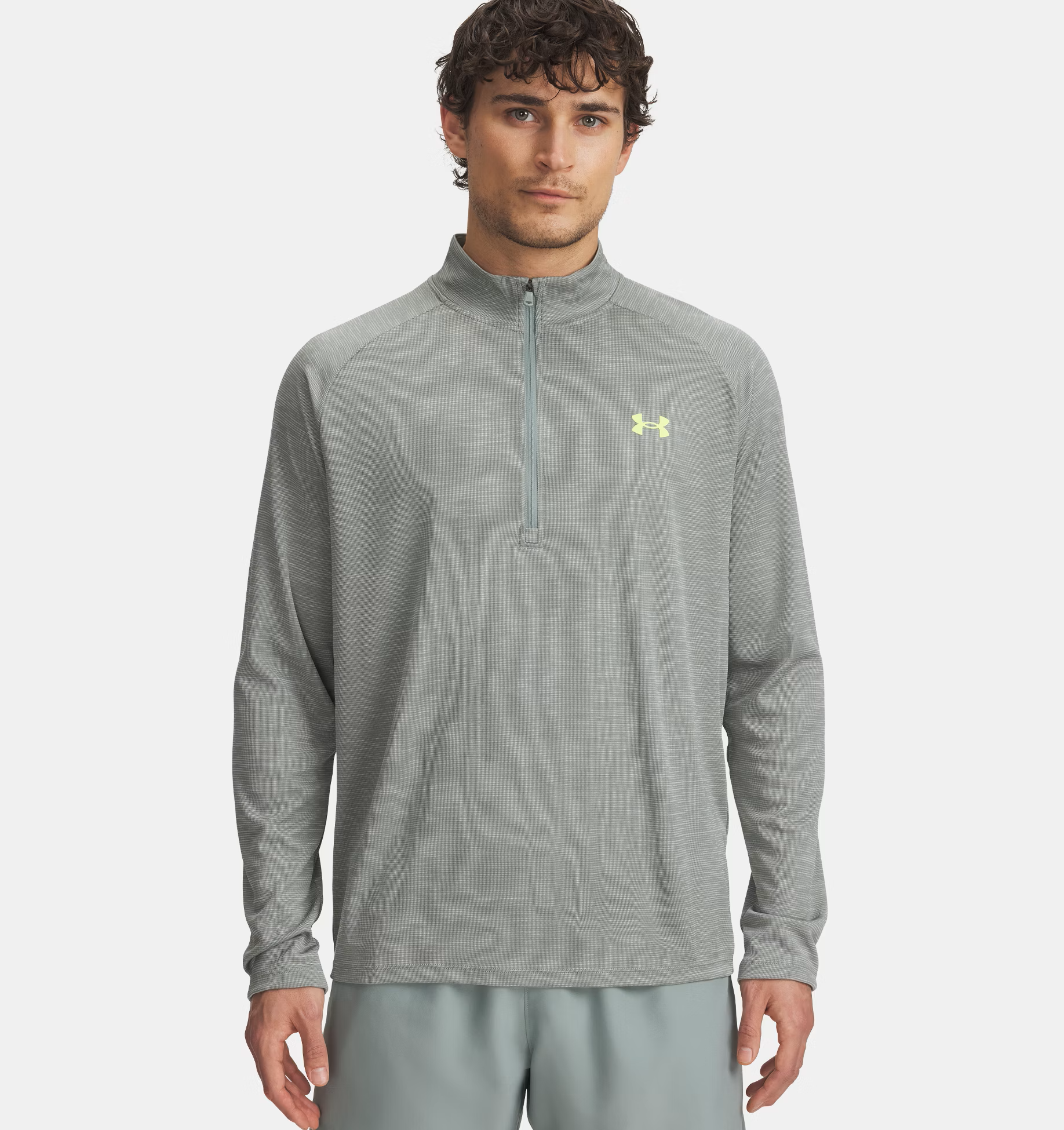Mens Tech Textured 1/2 Zip