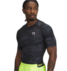 Mens Heatgear Printed Compression Short Sleeve Top