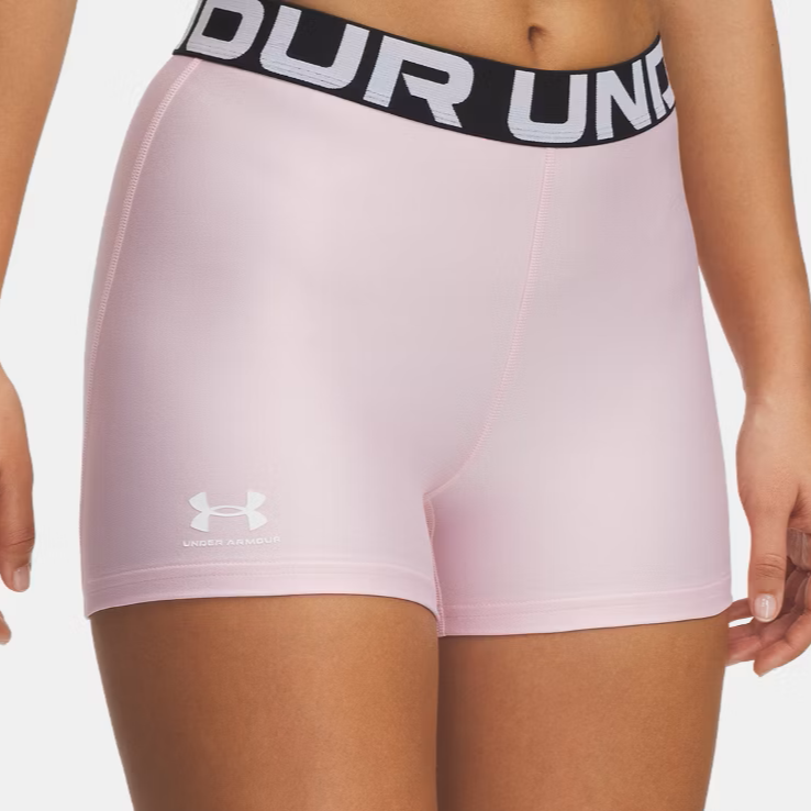 Womens Heat Gear Fitted 3" Shorts