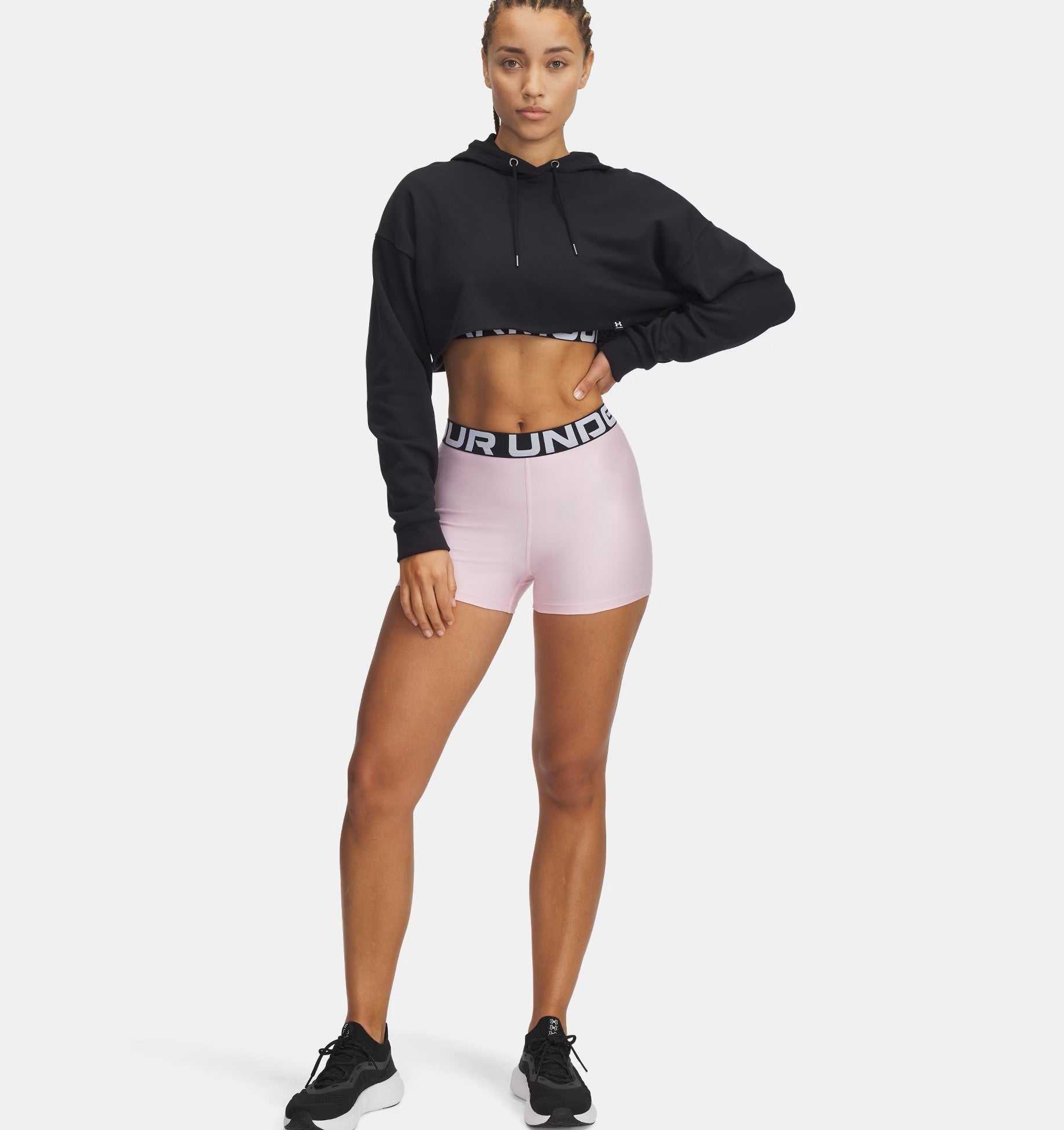 Womens Heat Gear Fitted 3" Shorts