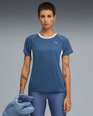 Womens Run Velocity Short Sleeves Tees