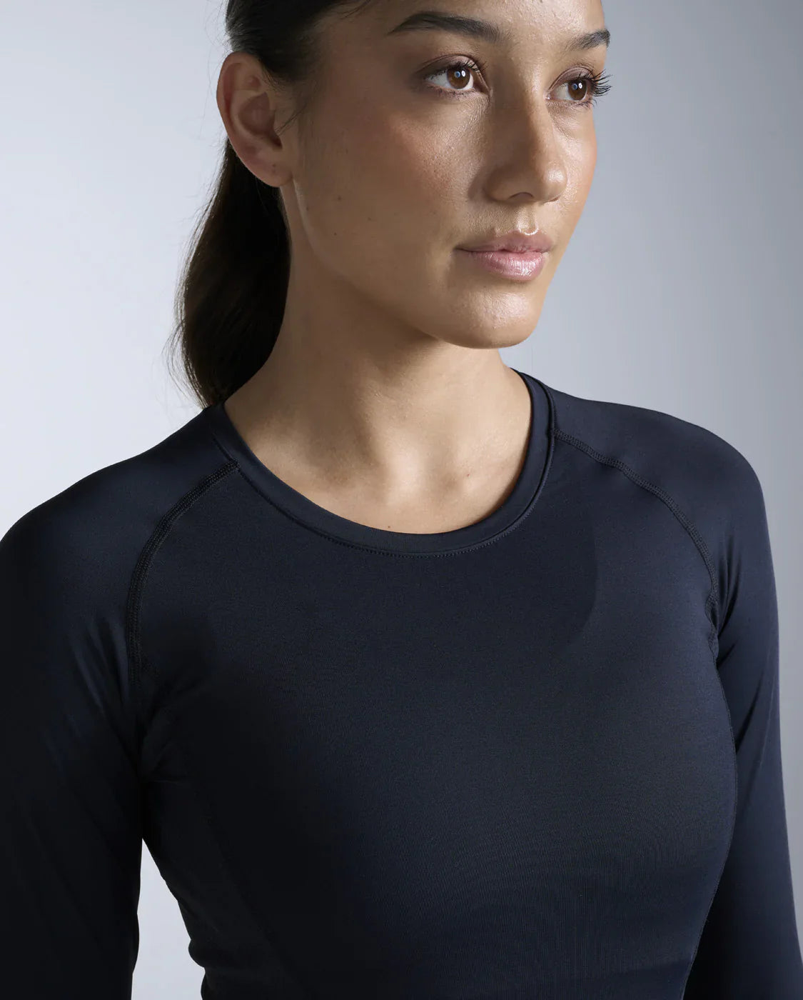 Womens Compression Fitted Longsleeve Top