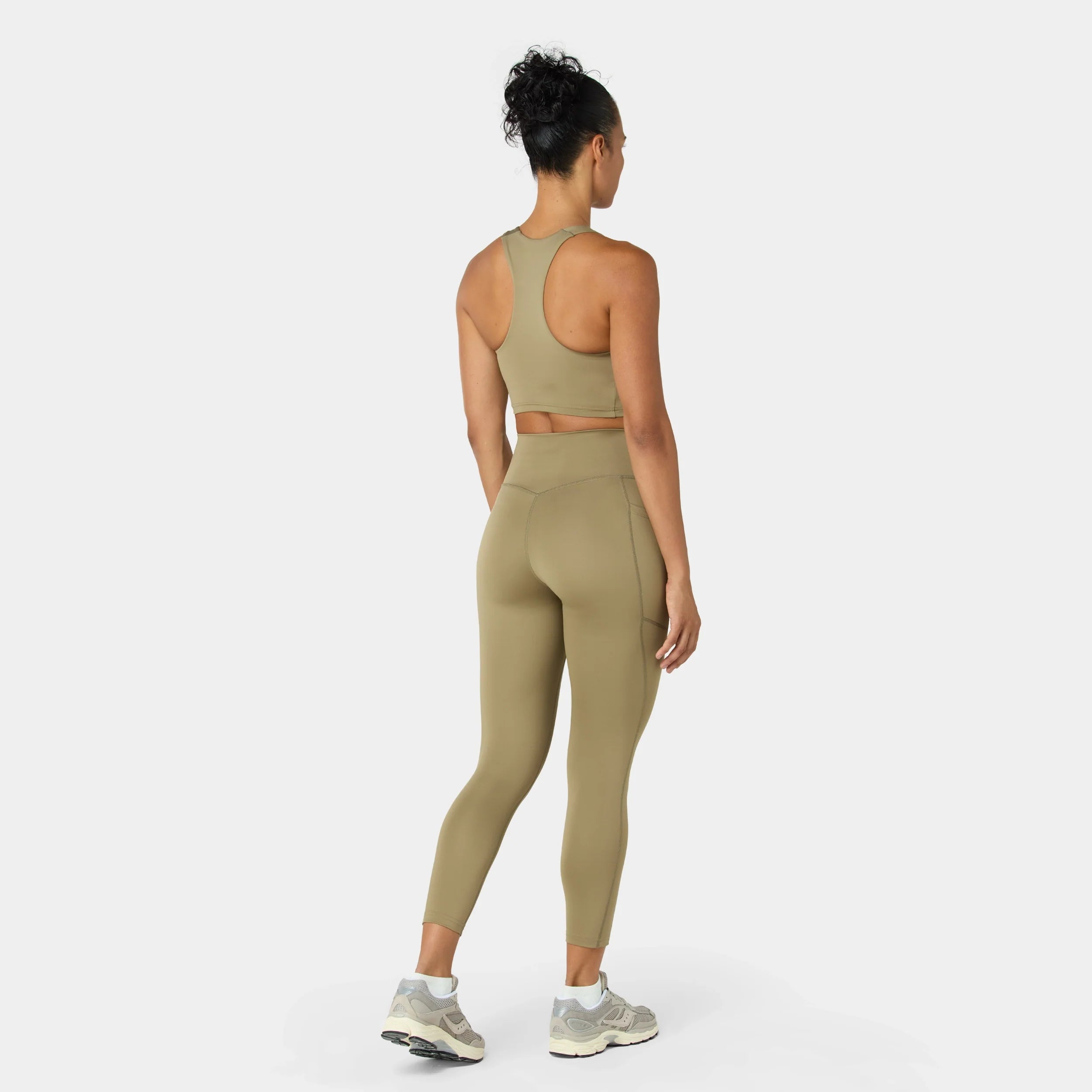 Womens Essential Racerback Brami Medium Impact Sports Bra