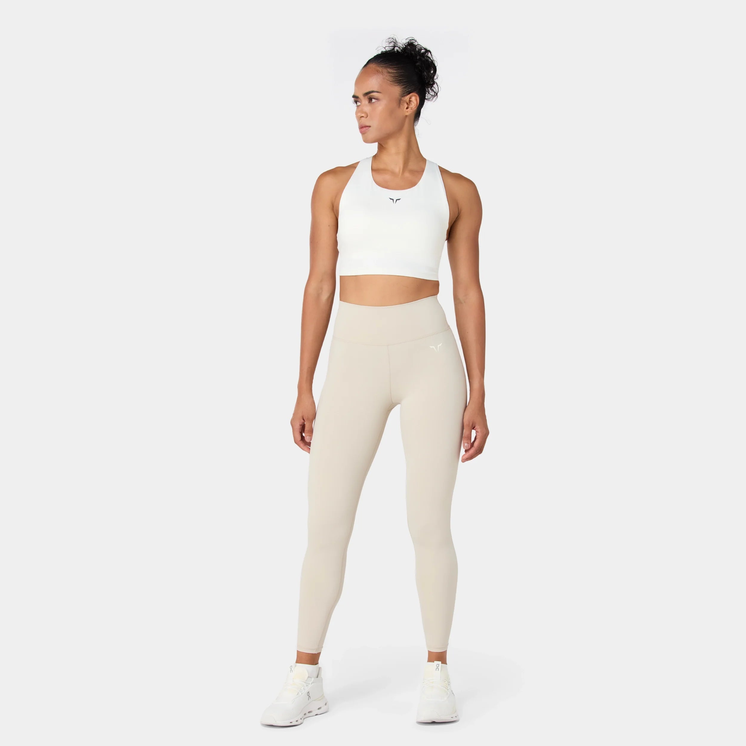 Womens Essential Racerback Brami Medium Impact Sports Bra