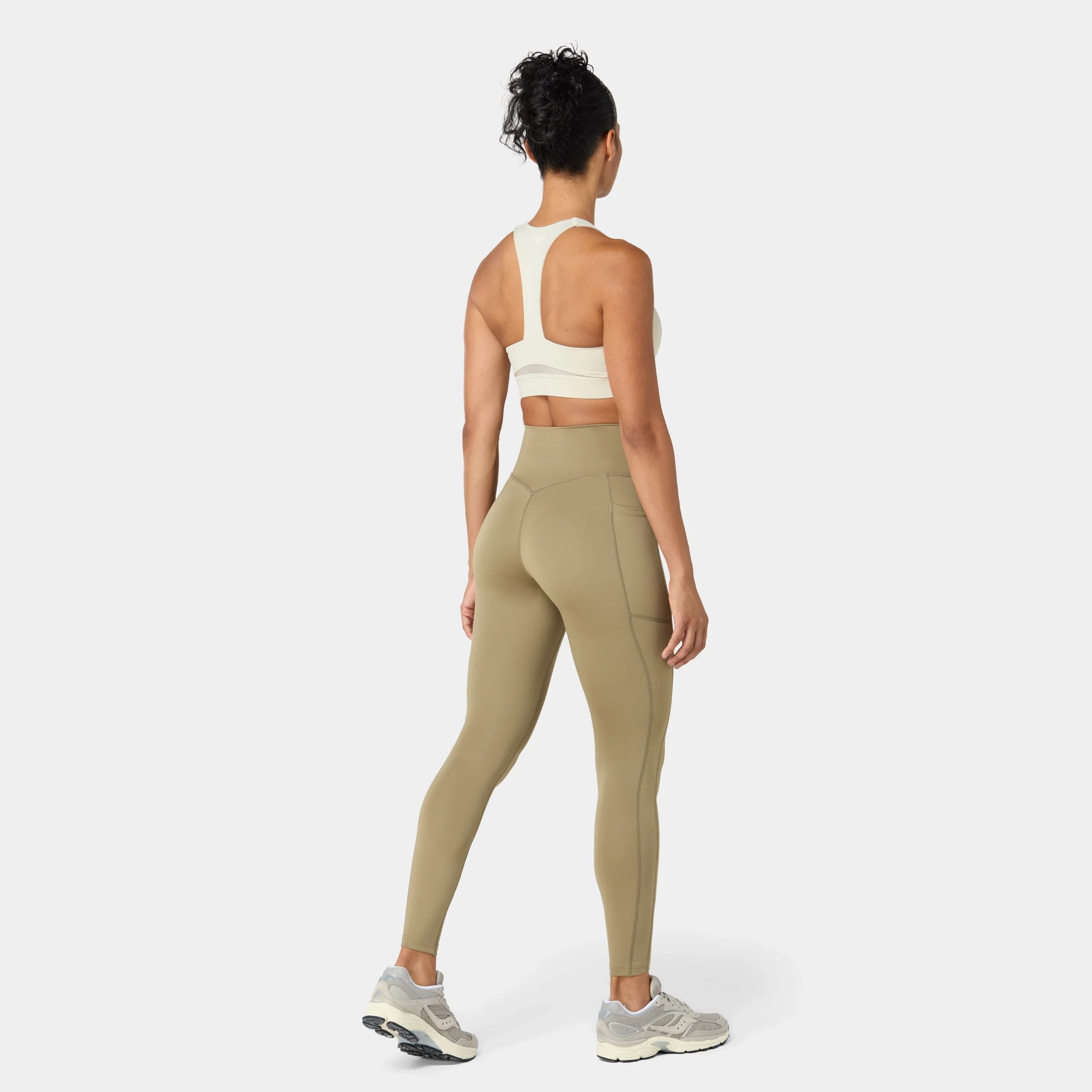 Womens Essential High Waist Full Length Tight
