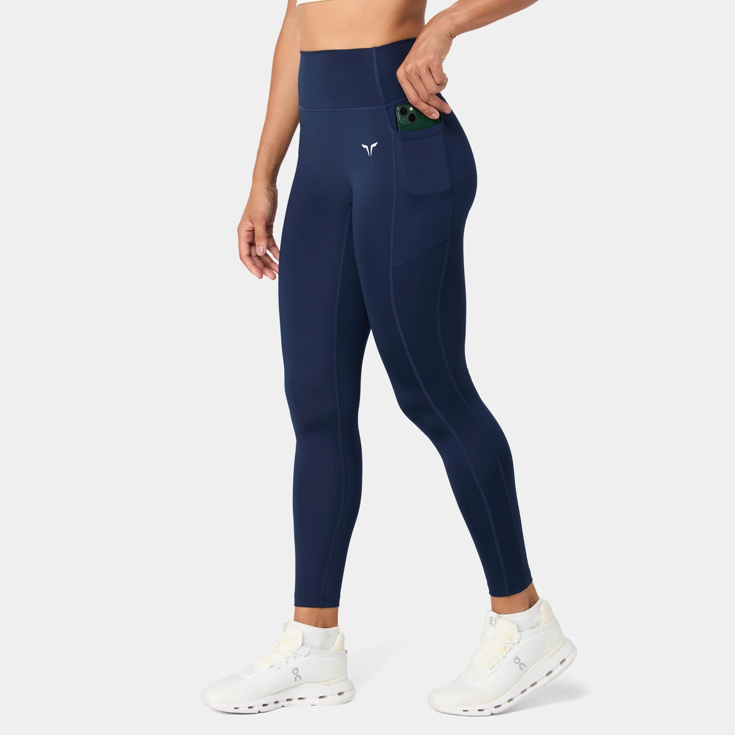 Womens Essential High Waist Full Length Tight