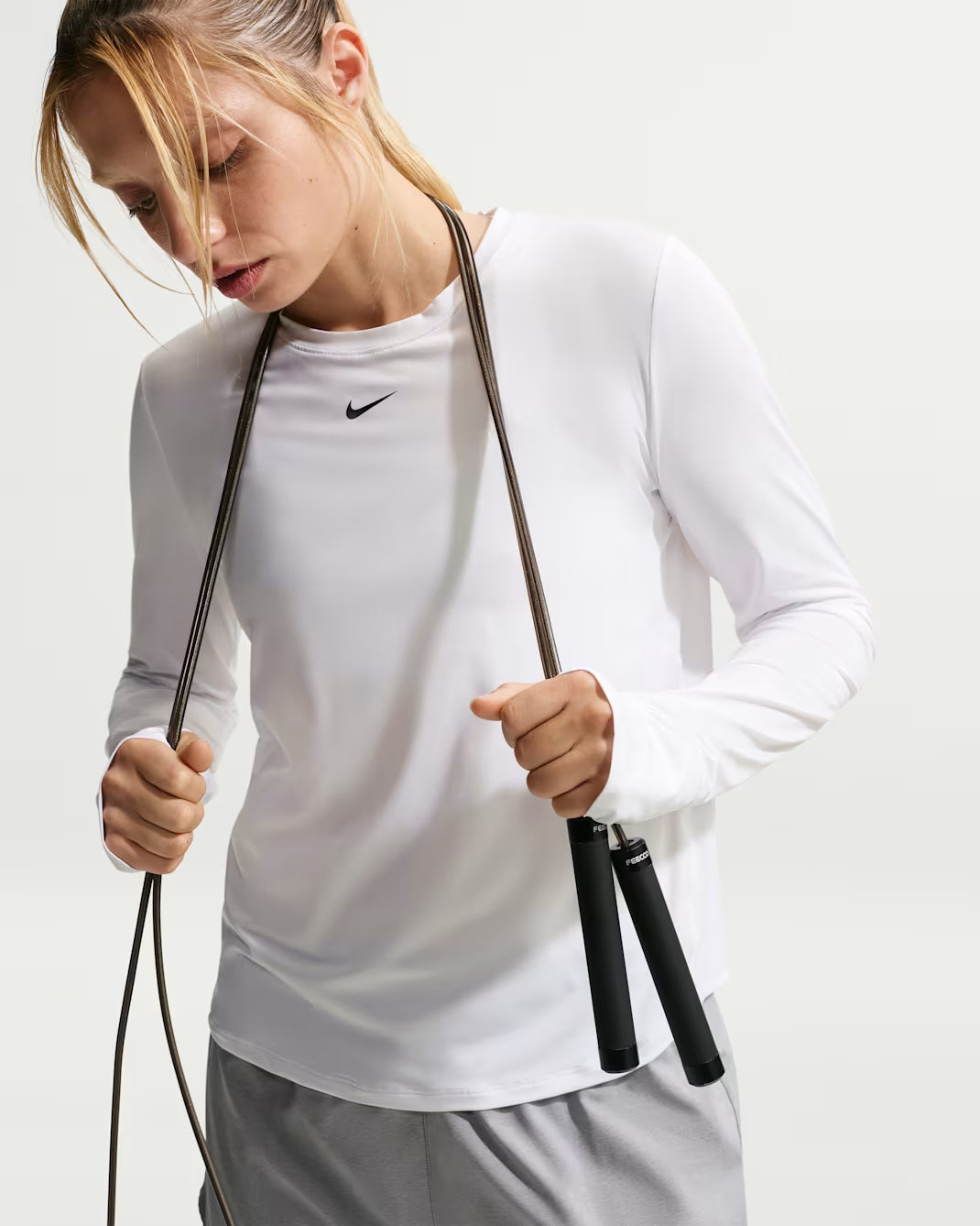 Womens Nike One Classic DriFit Long Sleeve Top