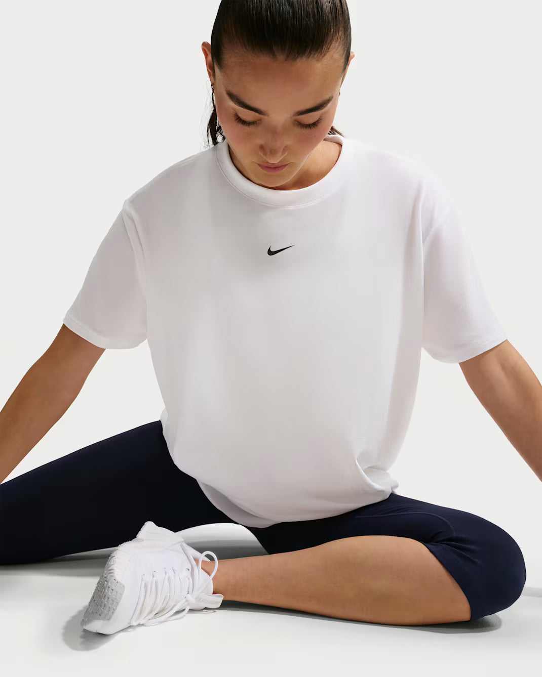 Womens Nike One Relaxed DriFit Short Sleeve Top