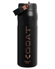 Messi x Iceflow Flip Straw 2.0 Goat Black 24 Ounce Bottle