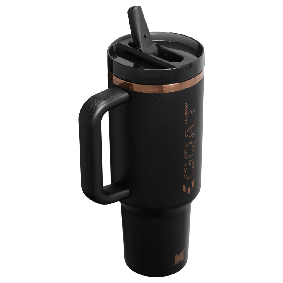 Messi x Quencher Protour Flipstraw Goat Black 40 Ounce