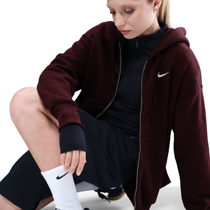 Womens Nike Phoenix Fleece Zip Thru Hoodie