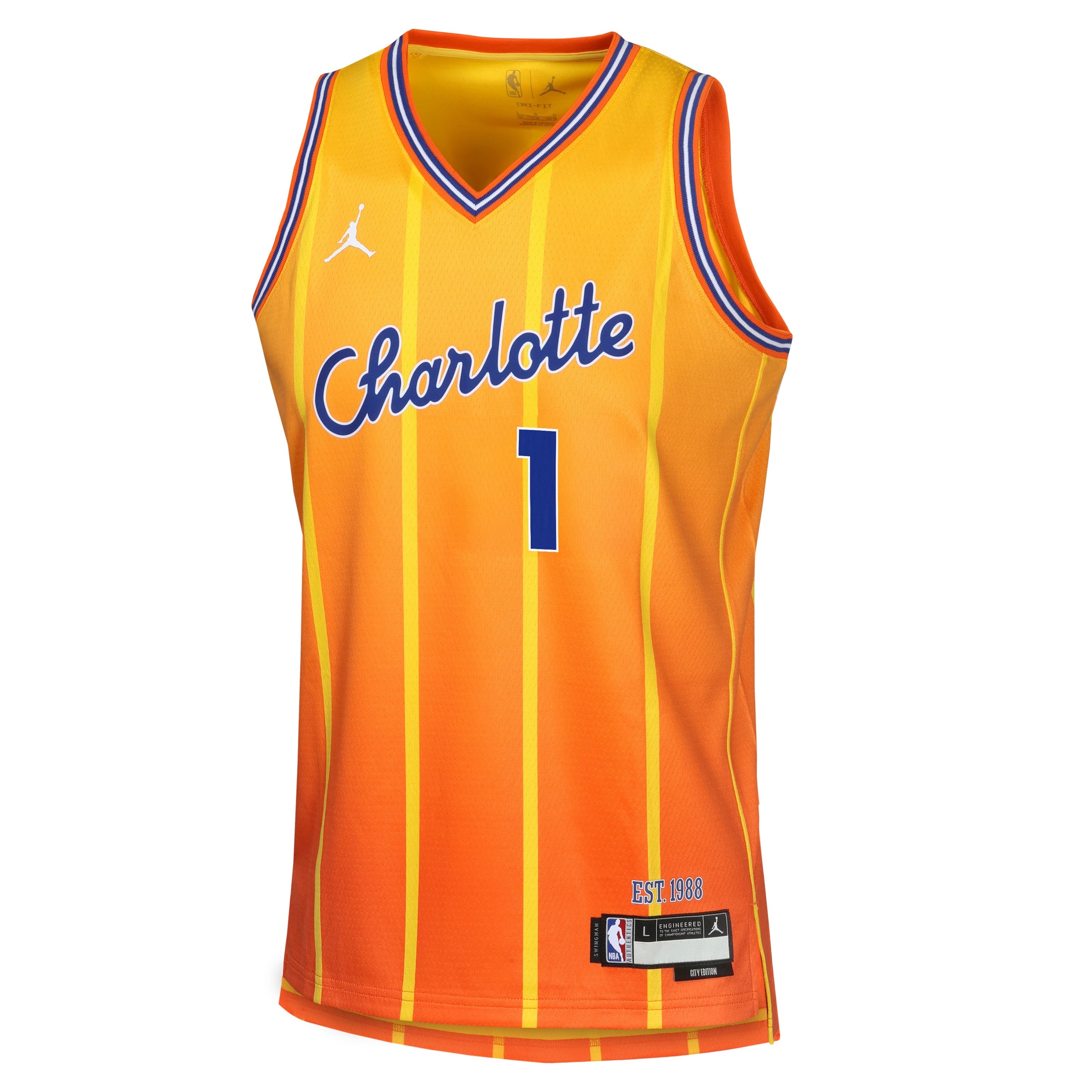 Junior Charlotte Hornets Lamelo Ball CE 25 Replica Jersey