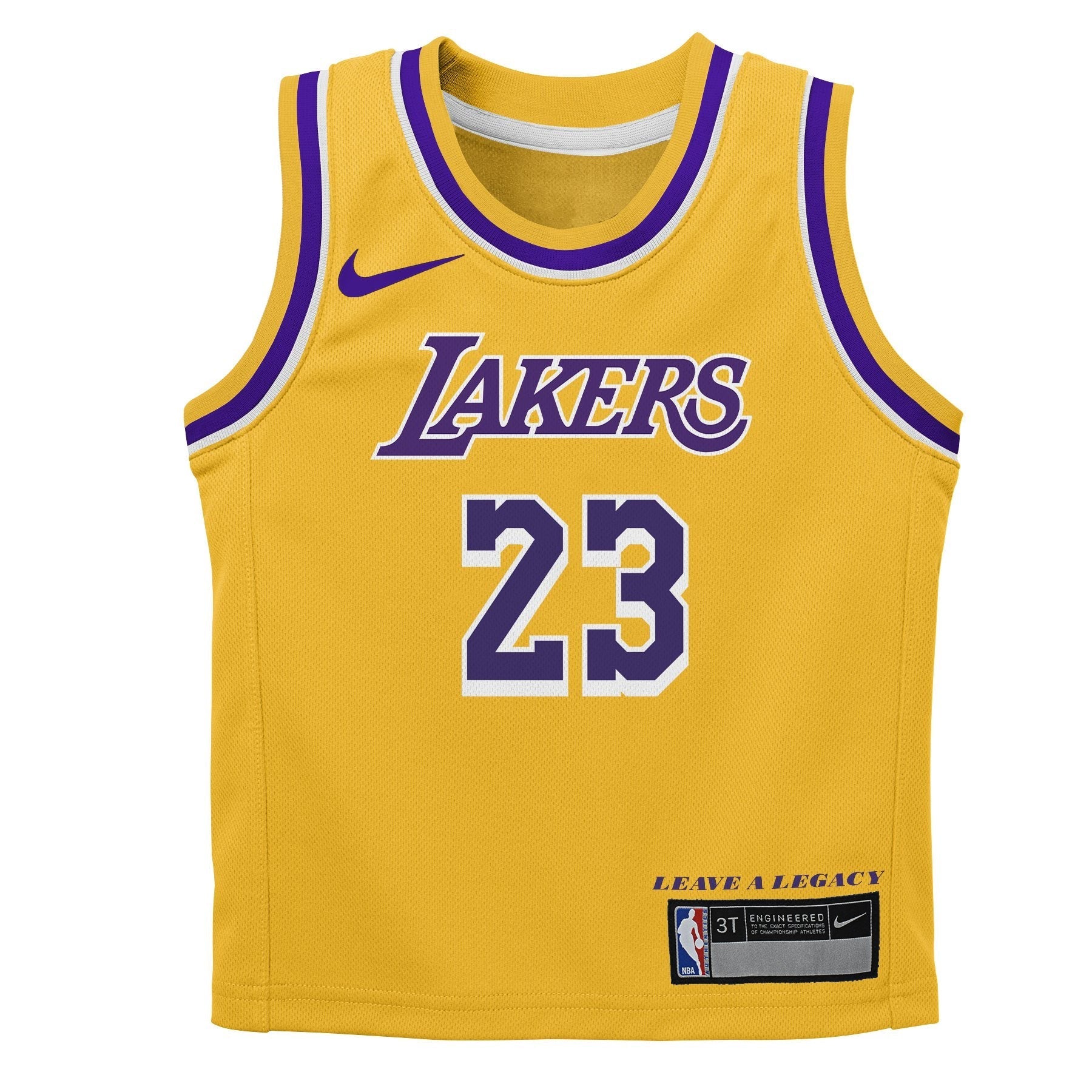 Kids Los Angeles Lakers Lebron James Icon Jersey