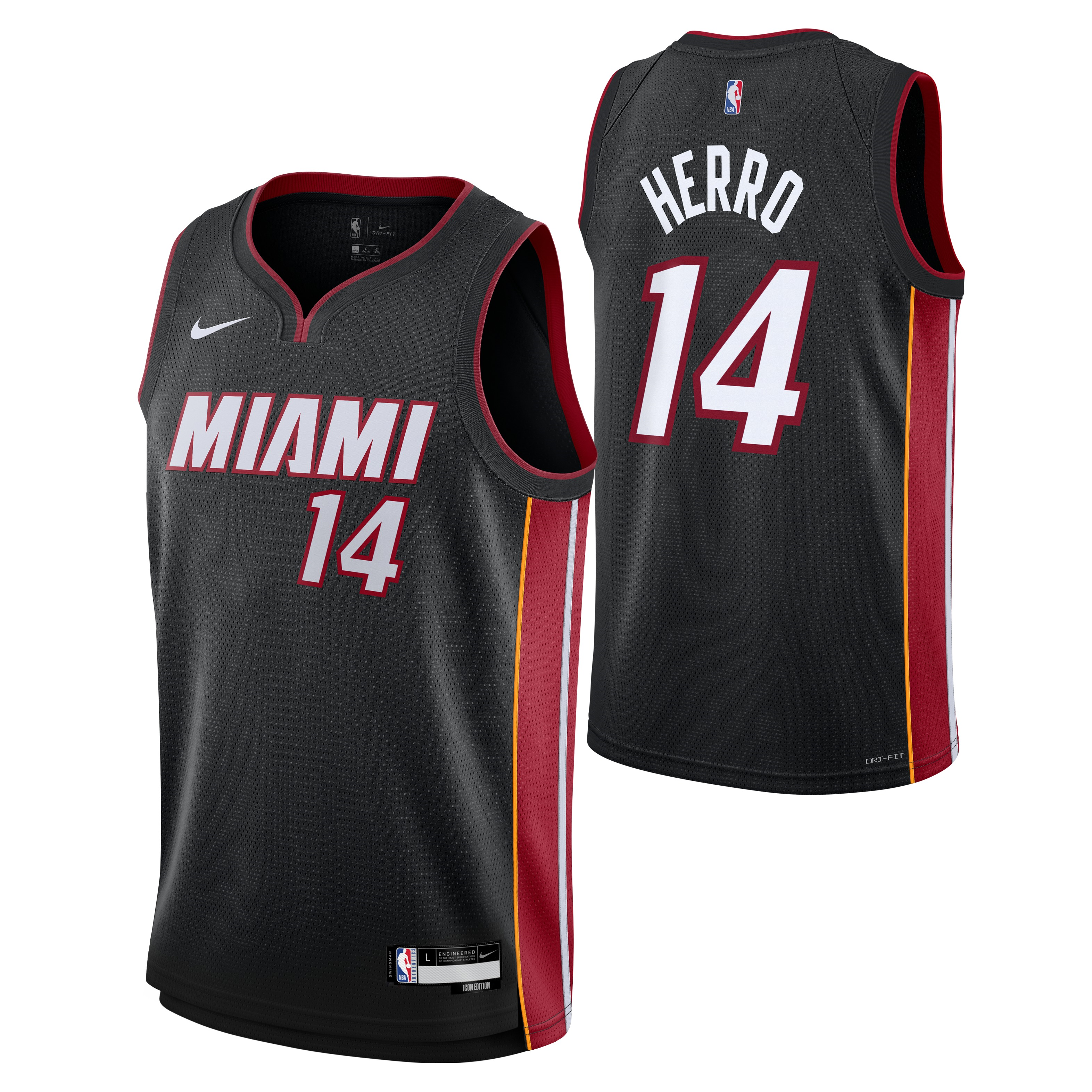 Junior Miami Heat Tyler Herro Icon Jersey
