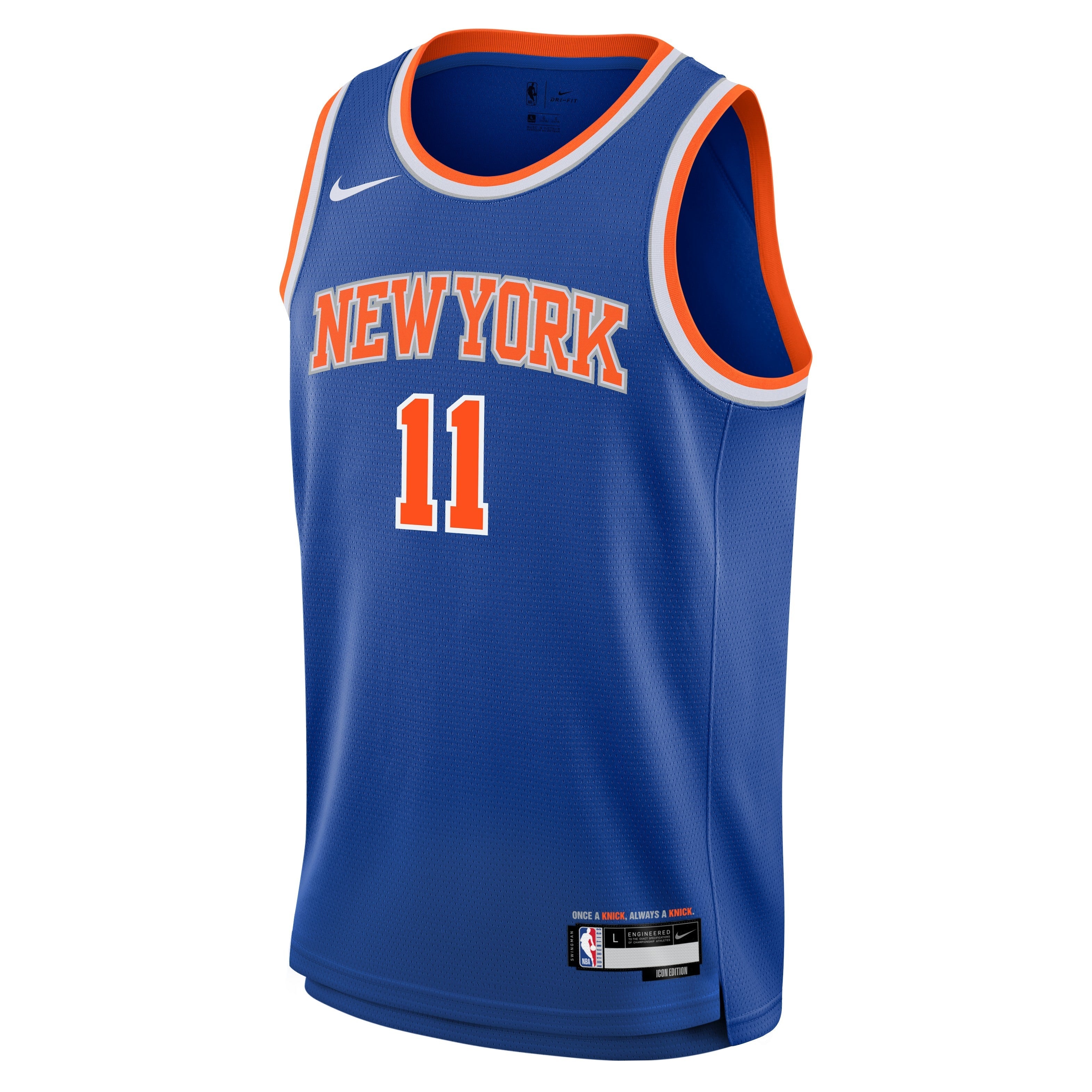 Junior New York Knicks Jalen Brunson Icon Replica Jersey
