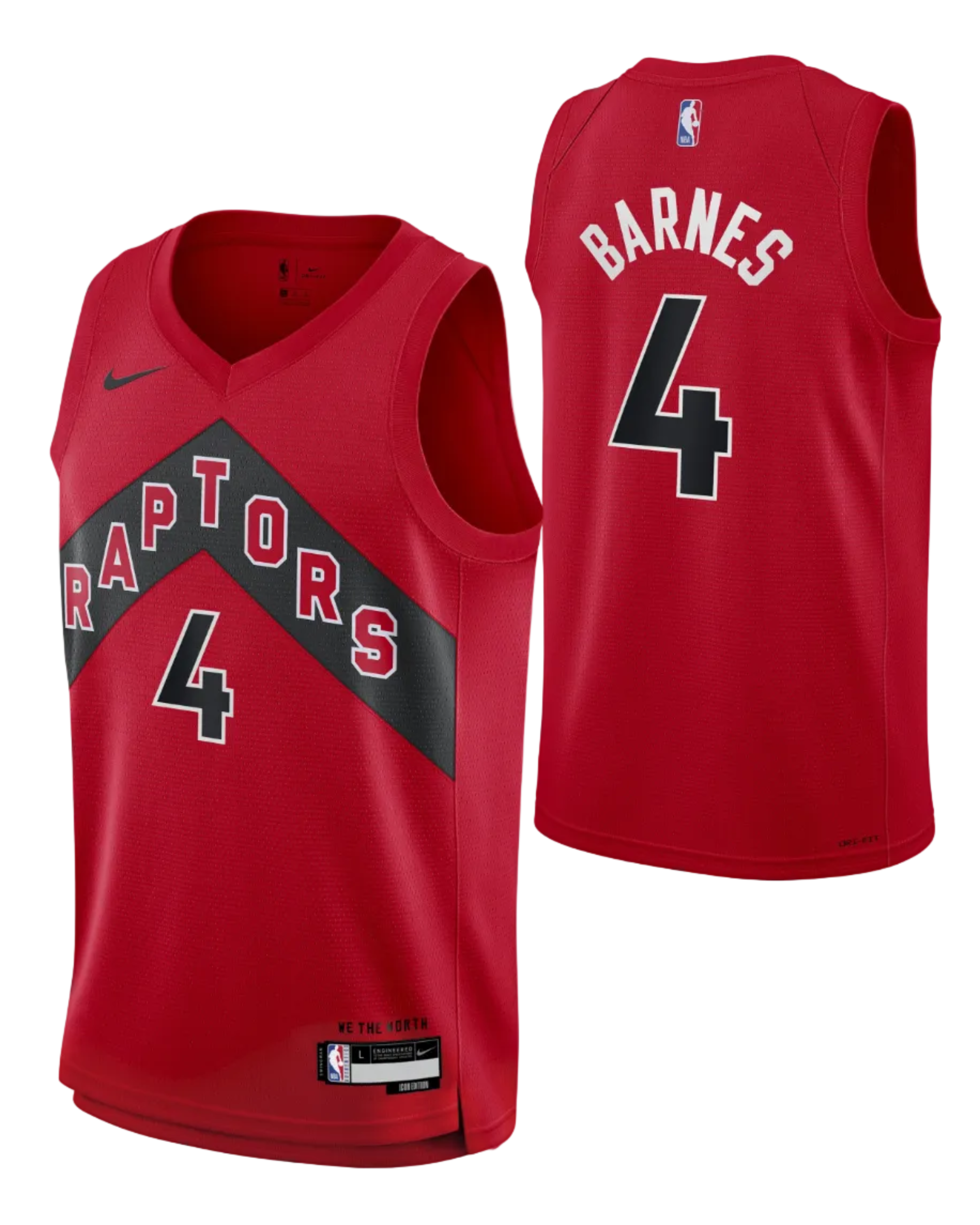 Junior Toronto Raptors Scottie Barnes Icon Jersey