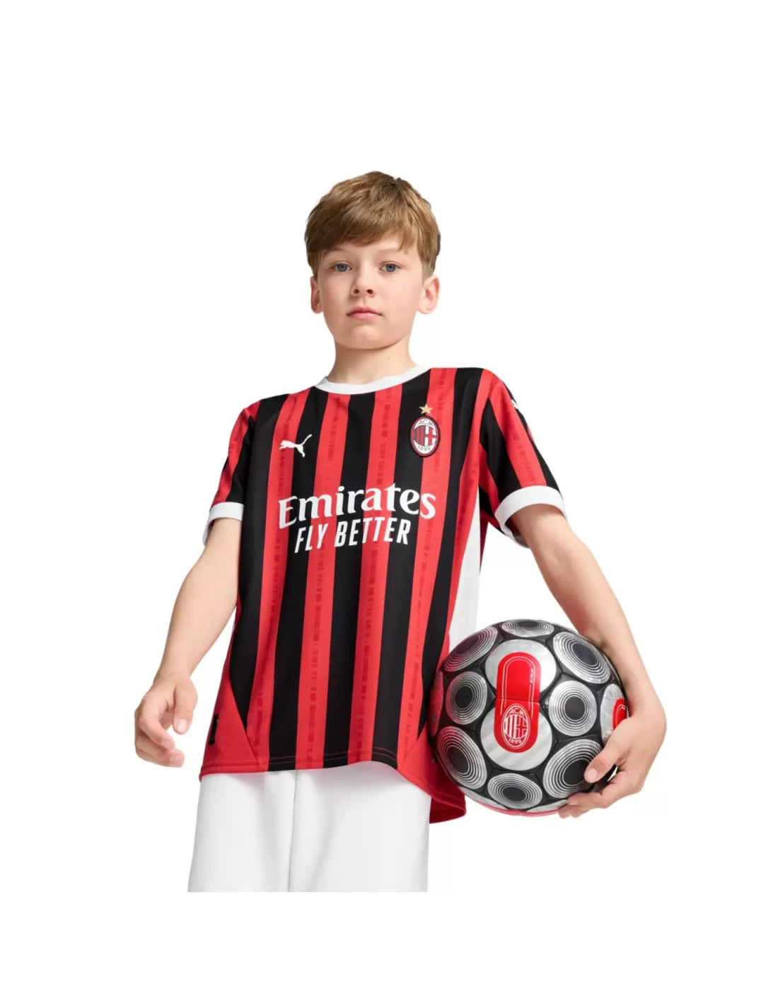 Junior AC Milan Home Replica Jersey