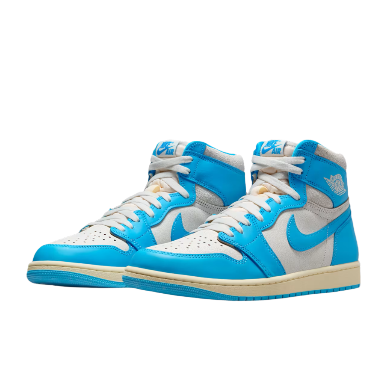 Mens Jordan 1 Retro Hi OG UNC Lost & Found Shoe