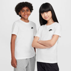 Boys Futura Embroidered Small Logo Short Sleeve T-Shirt