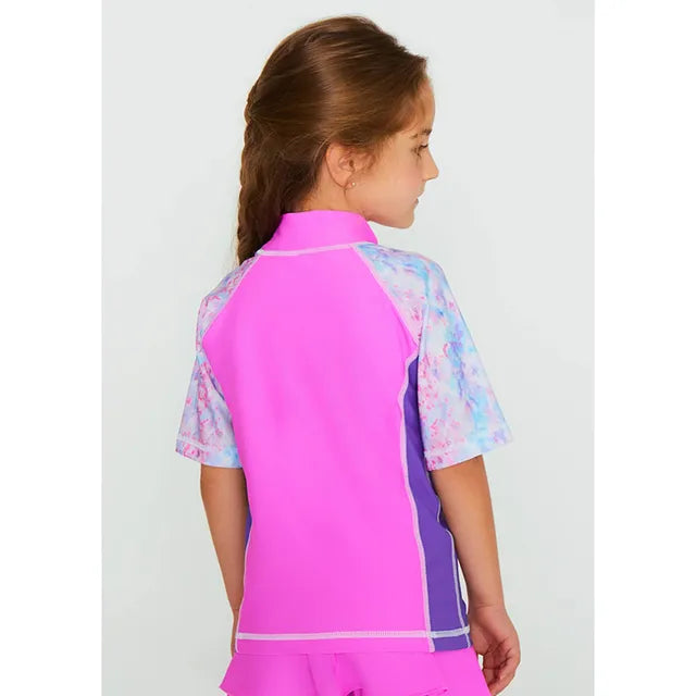 Girls Short Sleeve Rashguard