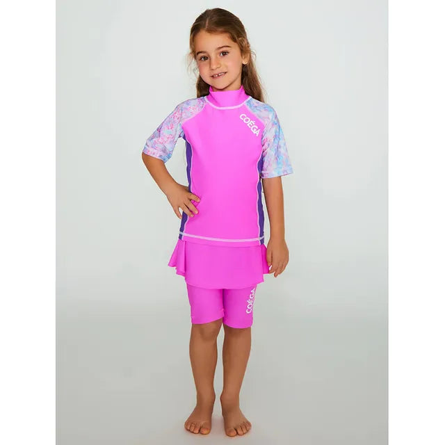 Girls Short Sleeve Rashguard