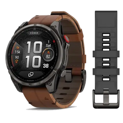 Fenix 8 Pro LTE Sapphire Carbon Gray Chestnut Leather 47MM