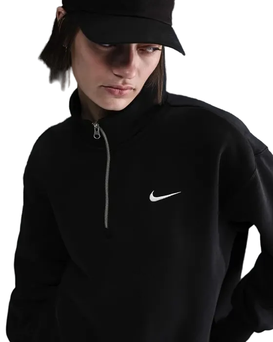 Womens Oversized 1/4 Zip Sweatshirt
