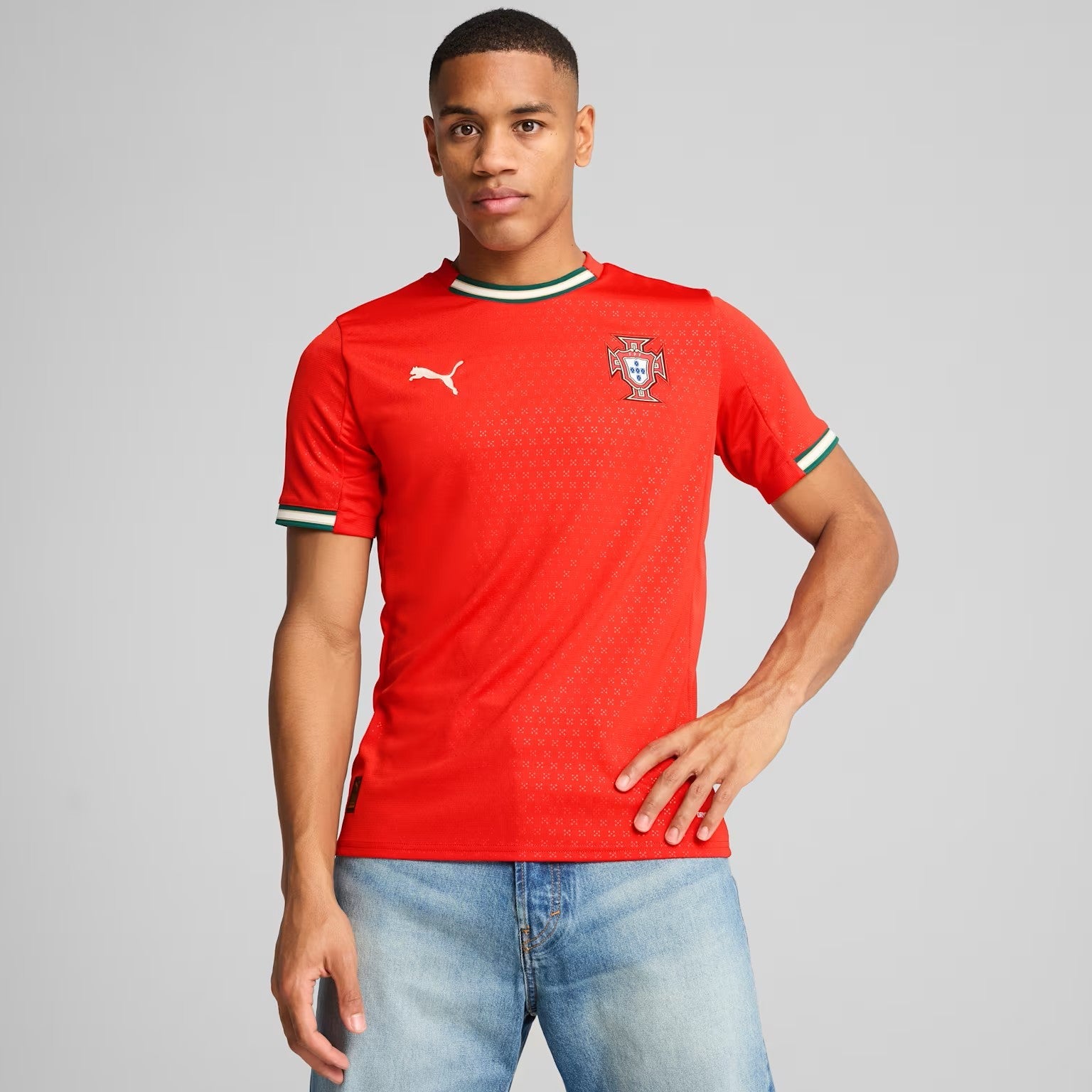 Mens Portugal FPF Home 25 Replica Jersey