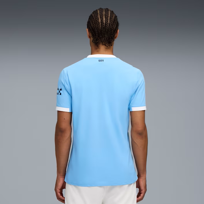Mens Manchester City Home Authentic Jersey 25/26