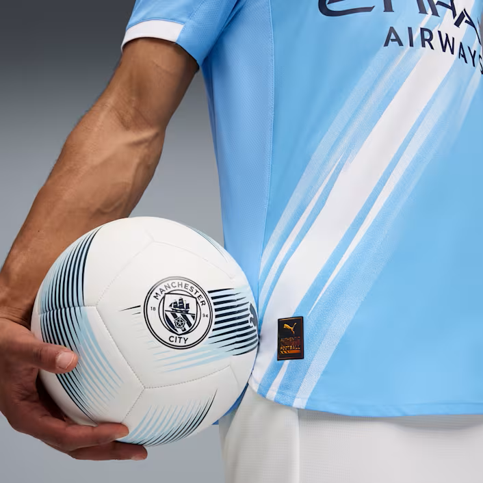 Mens Manchester City Home Authentic Jersey 25/26