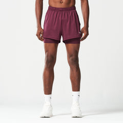 Mens Core Mesh 5 Inch 2 in 1 Short