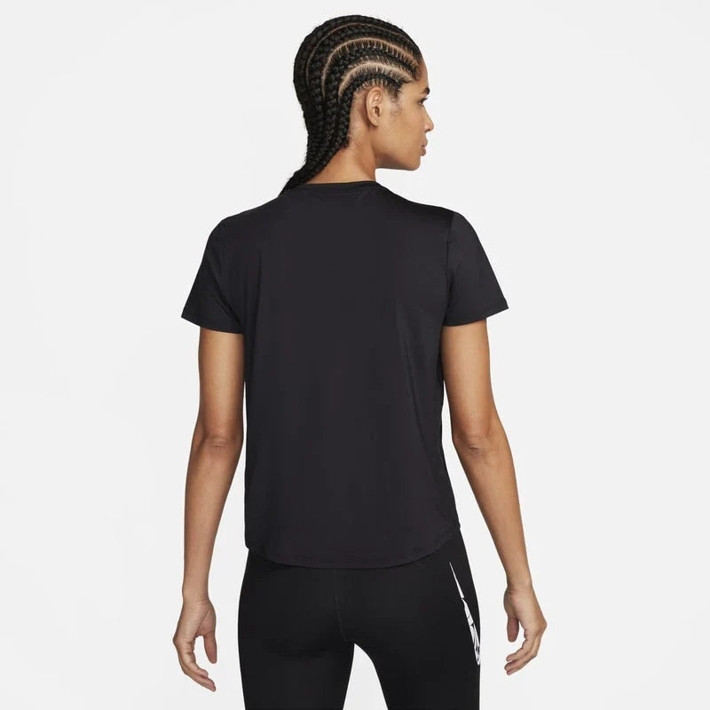 Womens Dri-Fit One Swoosh Logo Short Sleeve T-Shirt
