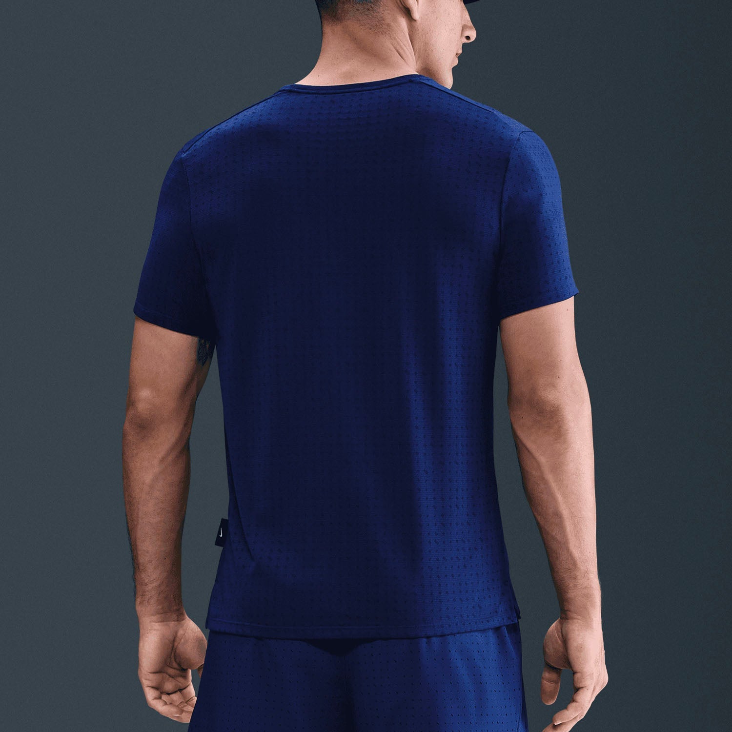 Mens Dri-Fit Breathe Miler Short Sleeve T-Shirt