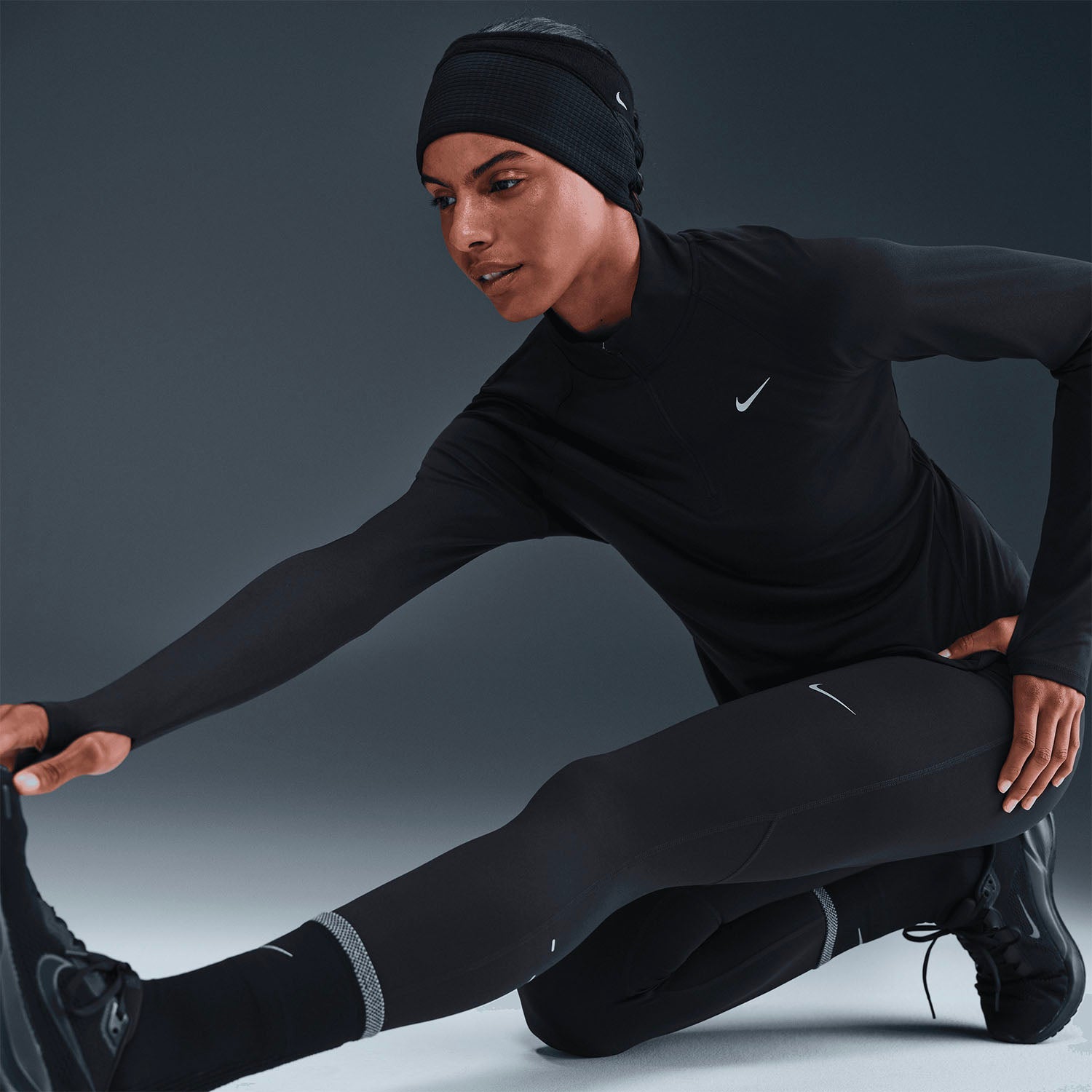 Womens High Waist 7/8 Running Leggings