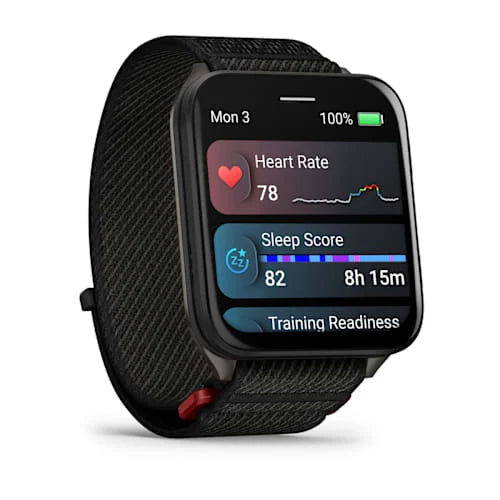 Venu X1 Black With Slate Titanium Case And Black Nylon Band