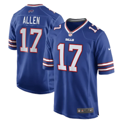Mens Buffalo Bills Josh Allen Home Game Replica Jersey