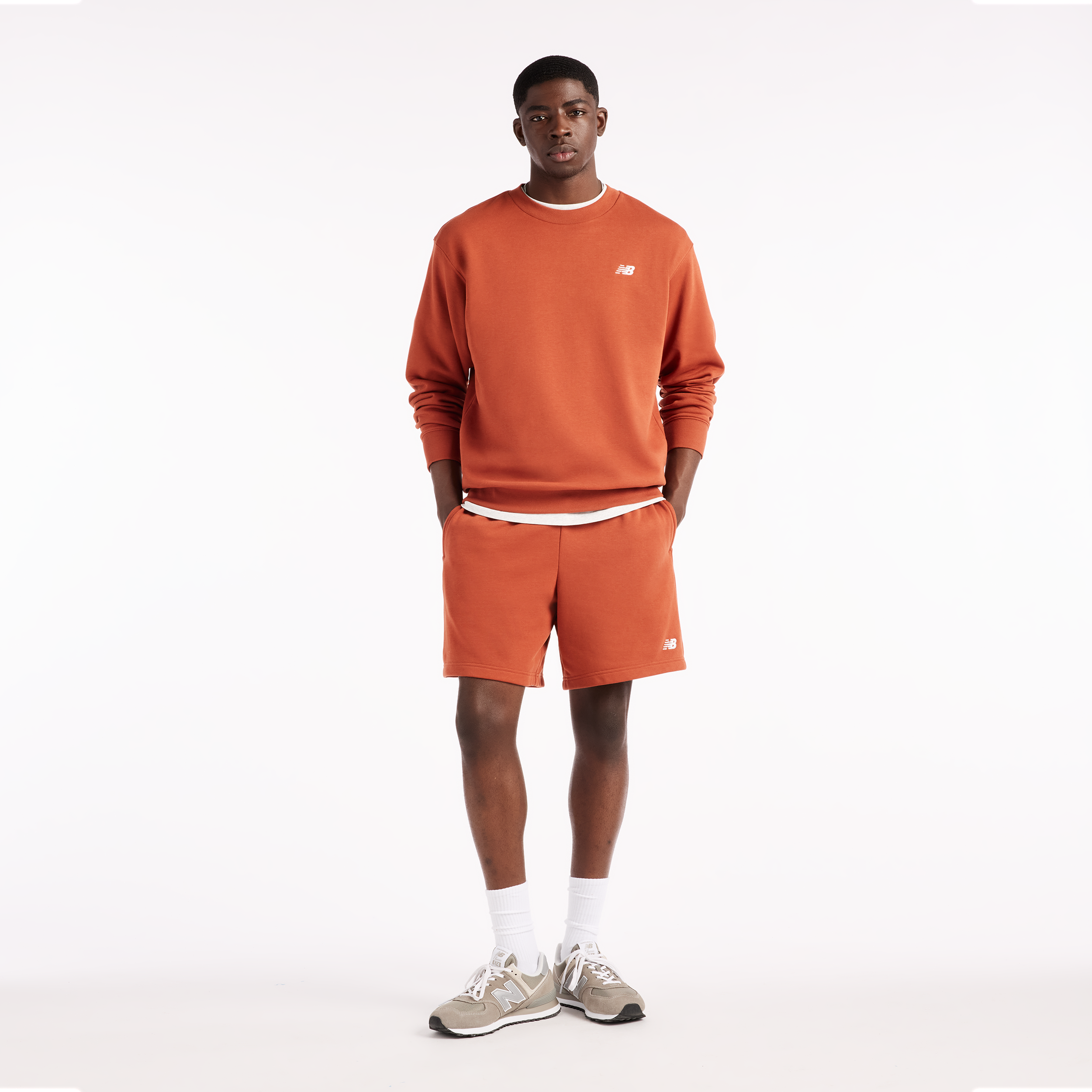 Mens Sport Essentials French Terry Crew Sweattop