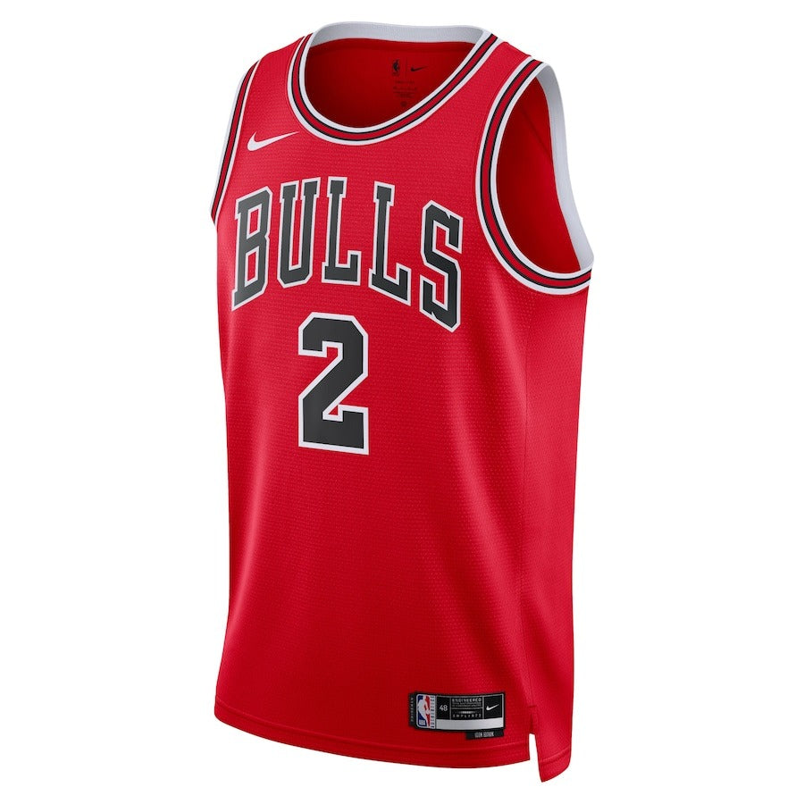 Mens Chicago Bulls Lonzo Ball Icon Replica Jersey