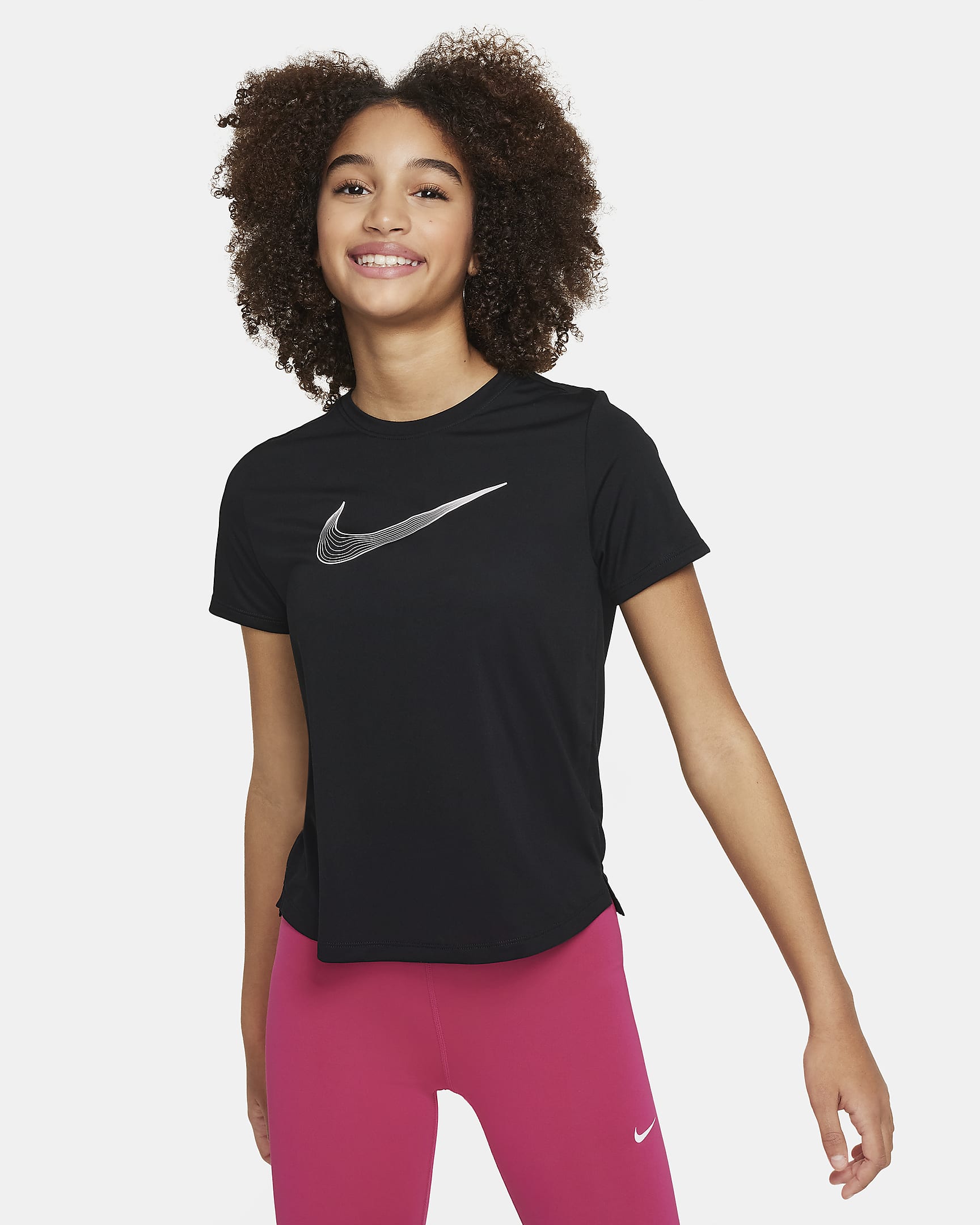 Girls Performance Dri-Fit Short Sleeve T-Shirt