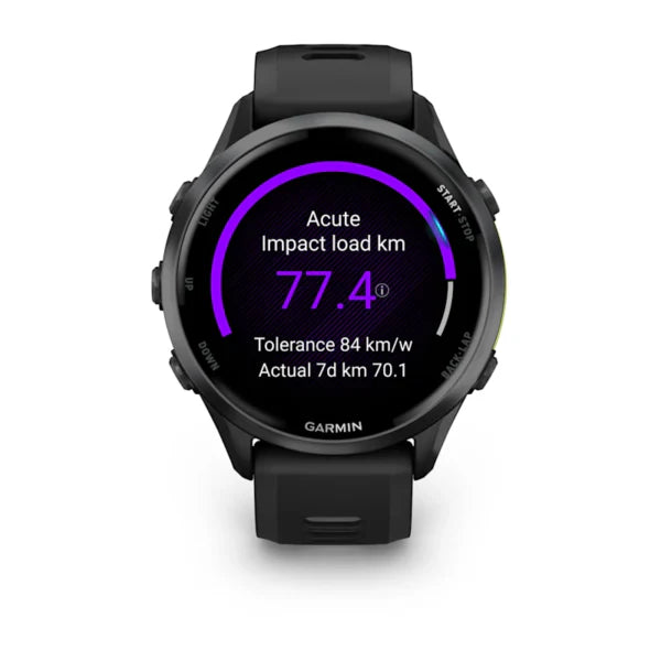 Forerunner 970 Carbon Gray Titanium Case Black Band